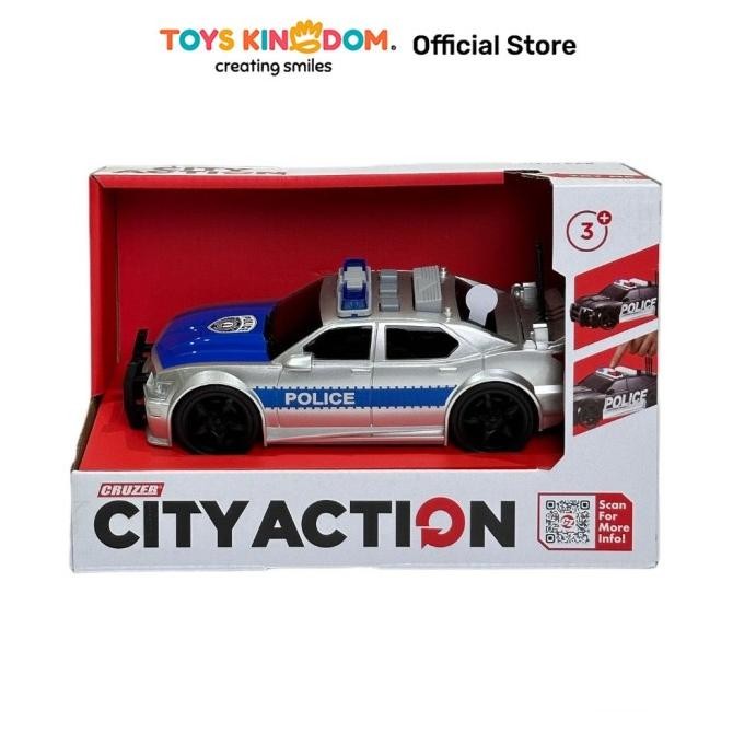 Sale Toys Kingdom Cruzer 1:20 City Action Friction Police Car