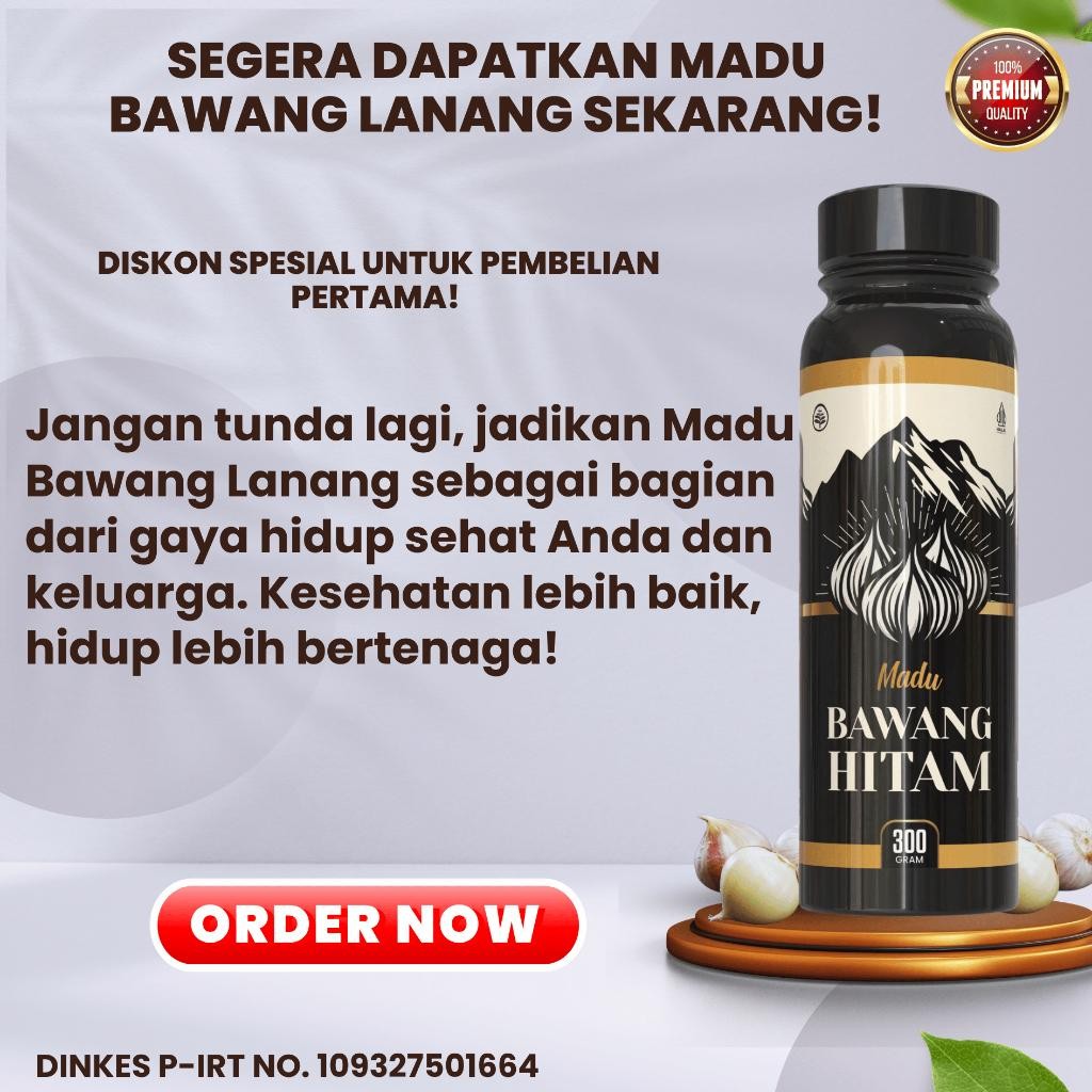 

Madu Bawang Lanang - Madu Bawang Tunggal - Madu Bawang Lanang Untuk Hidup Sehat Dan Bertenaga Rahasia Kesehatan Alami Dalam Satu Botol 300 Gram Oriinal