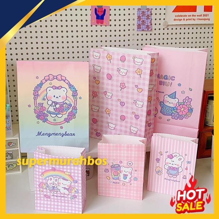 

PAOPAO PAPERBAG AMPLOP MAGIC BIU MAGIC BEAR LUCU TANPA TALI DESIGN CUTE BEBAS ONGKIR !!