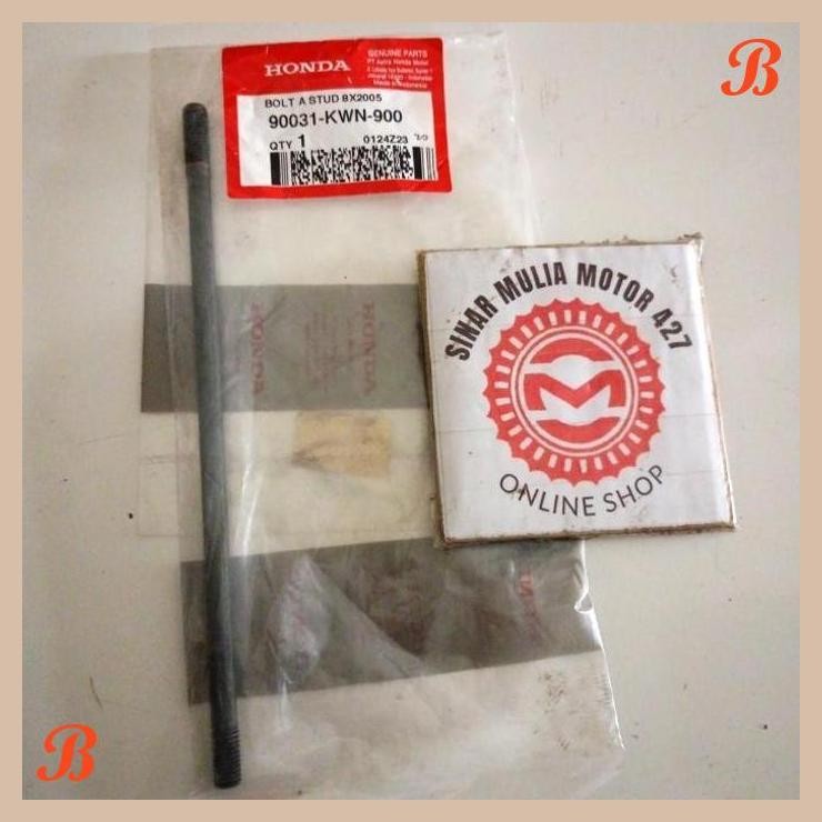 [SMM] BAUD BLOK CYLINDER HEAD BAUT TUSUK SATE VARIO 125 ORI AHM 90031KWN900