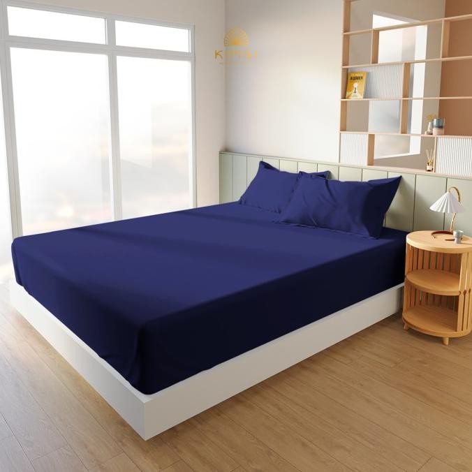 Seprai Set Katun Polos Premium Aesthetic 90x200/120x200/160x200/180x200