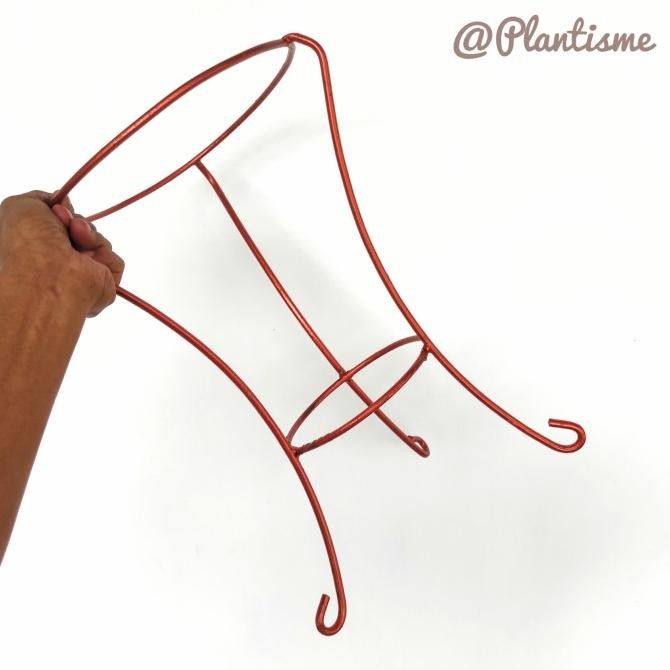 (D.40 T.30 - T.100)cm - Rak Diamond Standing Pot Tanaman Besar Berat