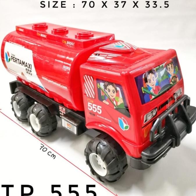 TERSEDIA SG TOYS TP555 Mainan Mobil Dorong Truk Tangki BBM Pertamina Pertamaxi