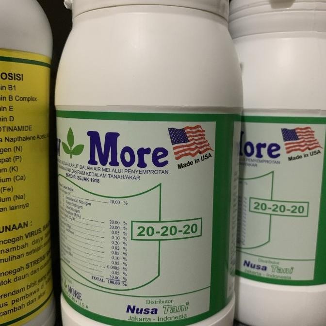 Pupuk Grow more 20-20-20 seimbang cover terbaru