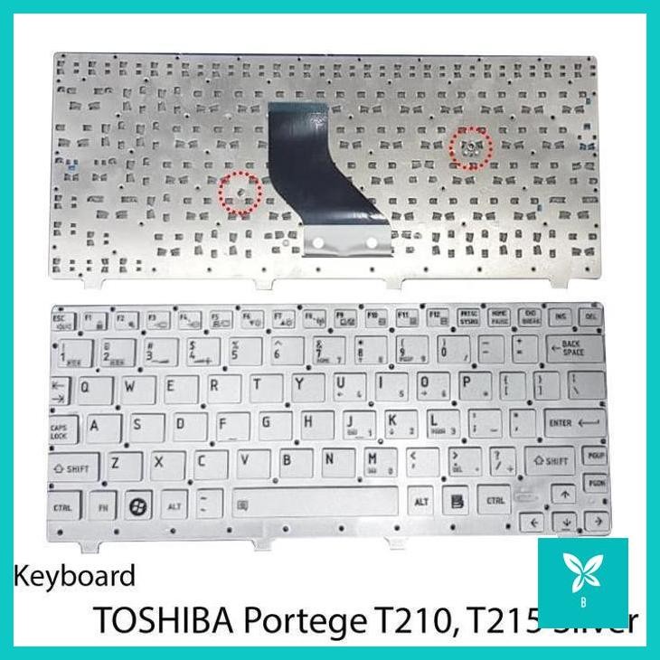 | AHN | Keyboard TOSHIBA Portege T210, T215 Silver