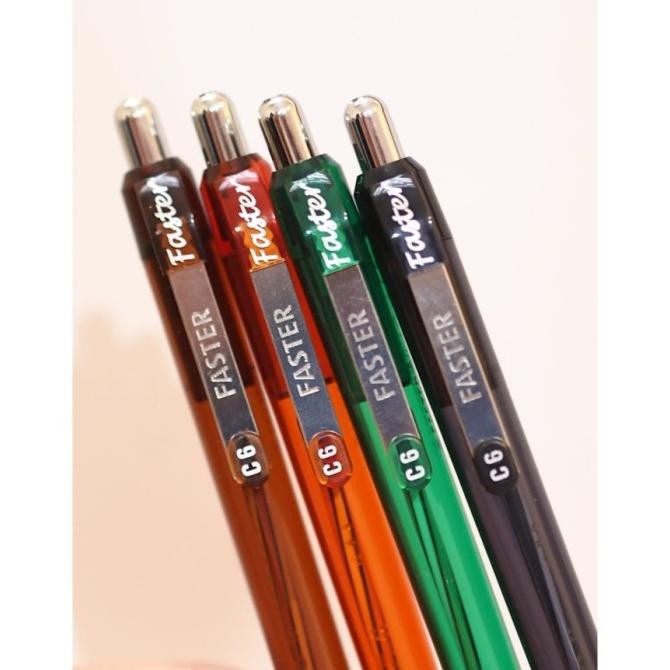 

Tersedia Ballpoint / Pulpen Faster C6 0.7 Mm