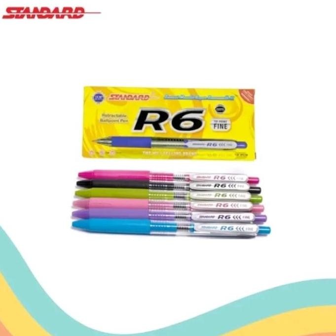 

Tersedia Pulpen / Bolpen Gel Standard R-6 Hitam (12 Pcs)