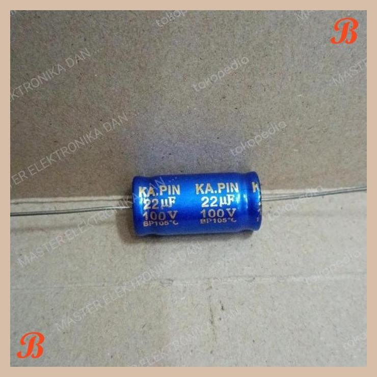 [MRD] 6818 KAPASITOR NONPOLAR NON POLAR NP KA.PIN KAPIN KA-PIN 22 UF 100V