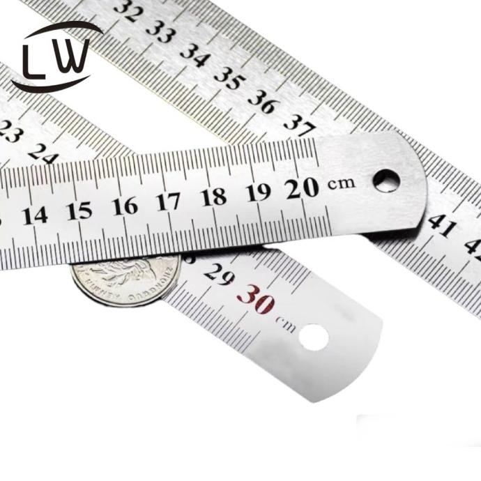 

siap kirim penggaris stainless steel high quality - 1500mm / 150cm