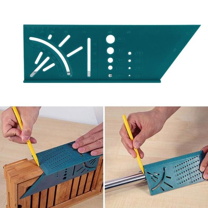

siap kirim penggaris mark line gauge t-type ruler 90 degree penanda marking objek
