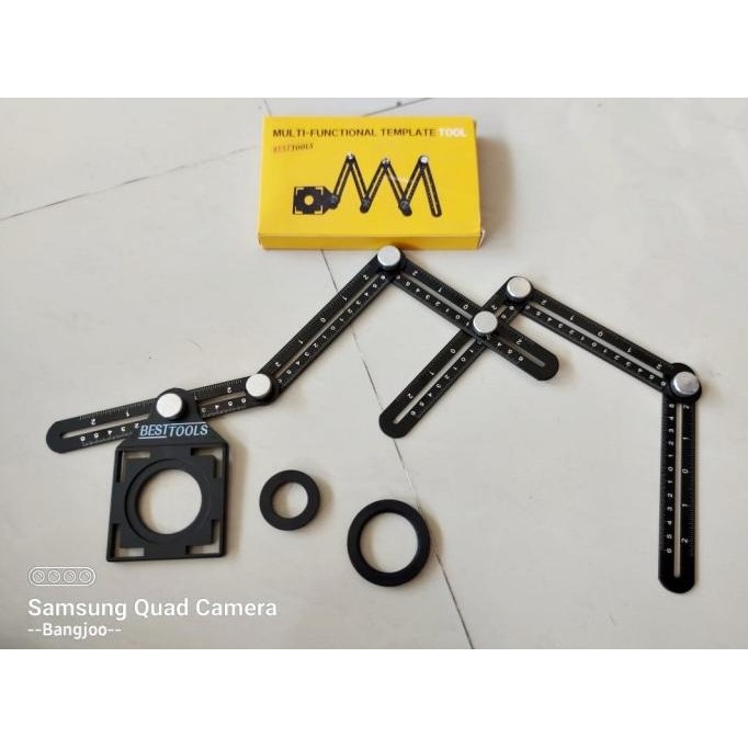 

siap kirim penggaris multi angle square hole drill copy locator garis duplicator