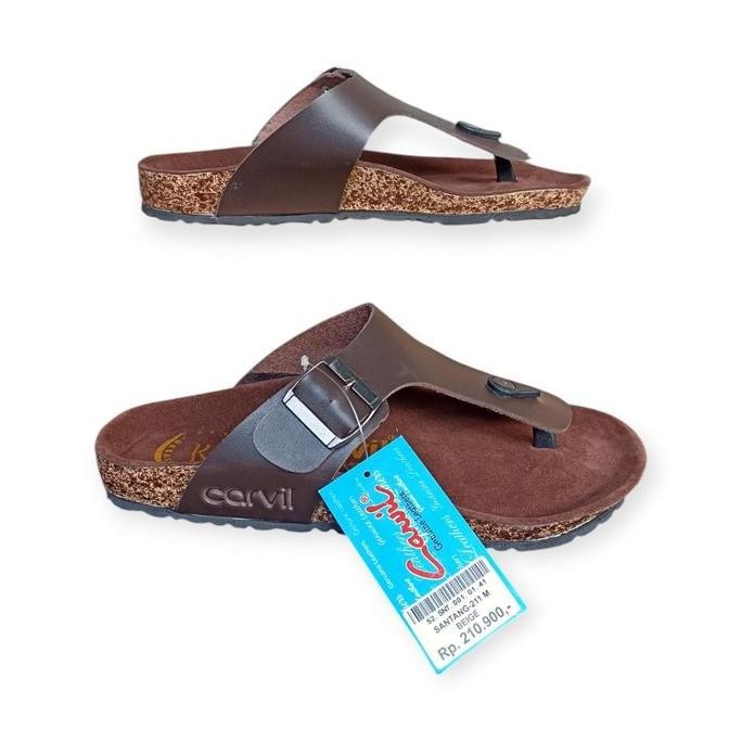 Terbaru Sandal Jepit Carvil Sendal Model Kasual Pria Dewasa Outdoor Cowok Starboy Kulit Selop Priamu