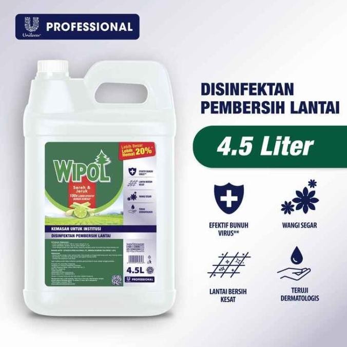 Diskon Wipol Karbol 5 liter Cemara Pembersih Lantai Wangi