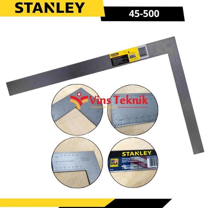 

siap kirim stanley 45-500 penggaris siku steel carpenters squares imperial