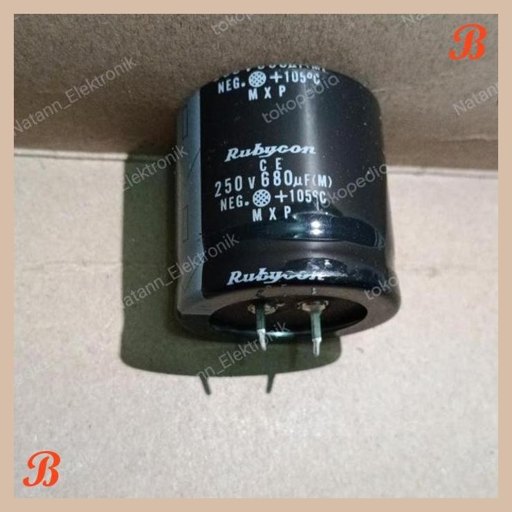 [MRD] 6003 KAPASITOR ELCO 680UF 680 UF 250V 250VOLT 250 VOLT RUBYCON