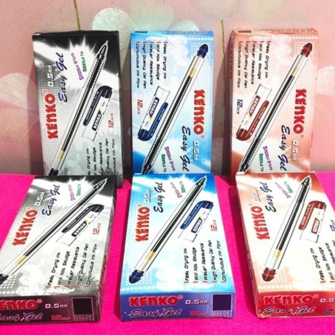 

Tersedia Pulpen Easy Gell Kenko /Pack