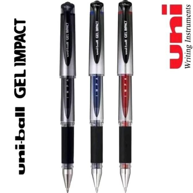 

Tersedia Mitsubishi Uni Ball Uniball Gel Impact Premium Broad Rollerballs Pen Pulpen Tebal Gel Impact Premium Broad Rollerballs