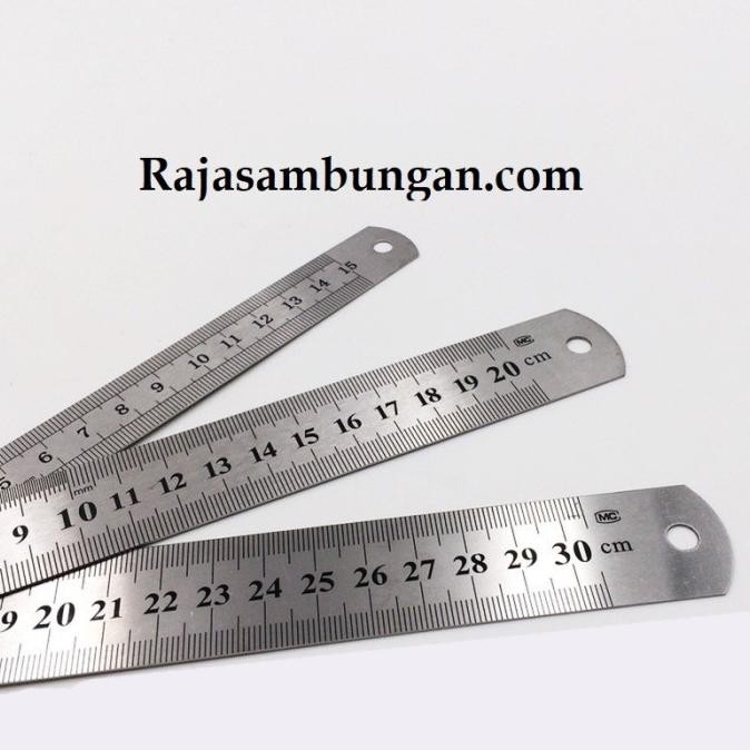 

siap kirim penggaris stainless 100 cm penggaris lurus alat ukur meteran 40 inch