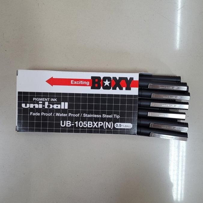 

Tersedia Pulpen Uniball Boxy Ub-105 0.5 Mm - 1 Lusin Isi 12 Pcs