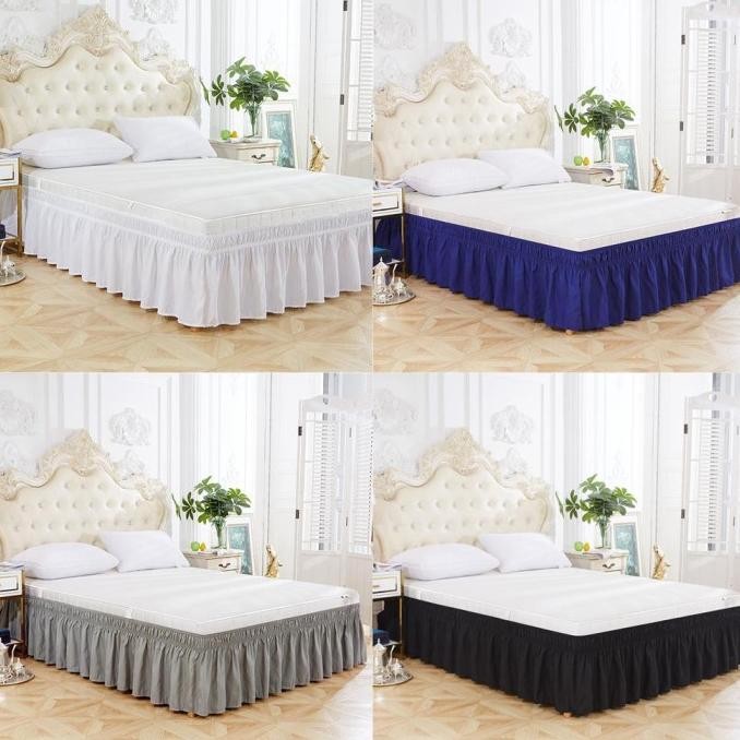 Bed Skirt / Penutup Kolong Ranjang ( Rumbai )