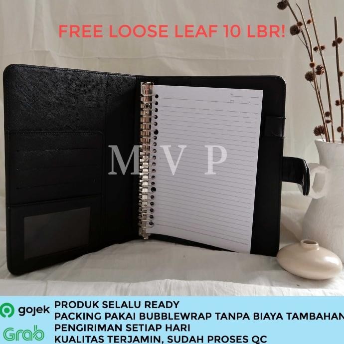 

Tersedia Binder A5 Hitam Kertas Garis Pulpen Mekanik Hitam