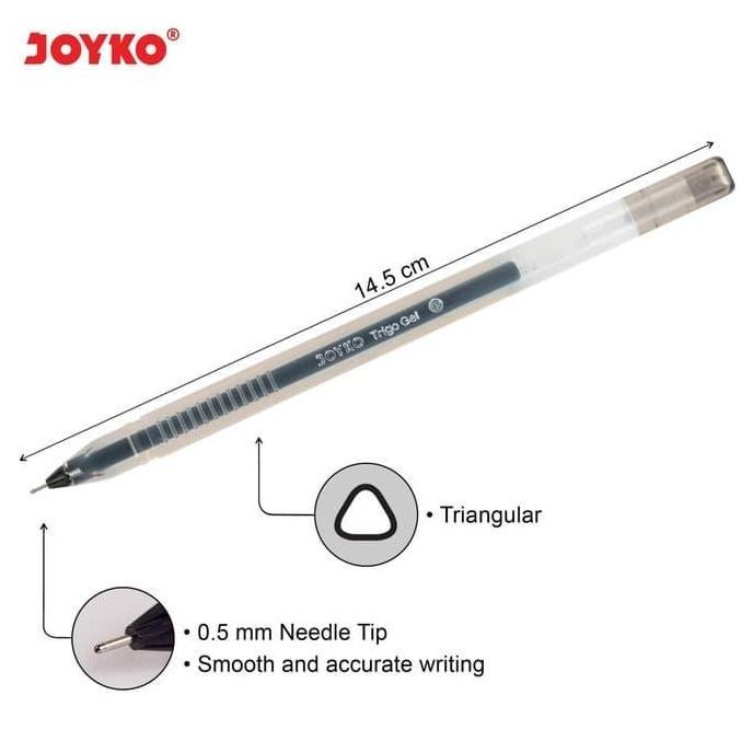 

Tersedia Gel Pen Pulpen Pena Joyko Gp-285 Trigo Gel 0.5 Mm 1 Box 12 Pcs