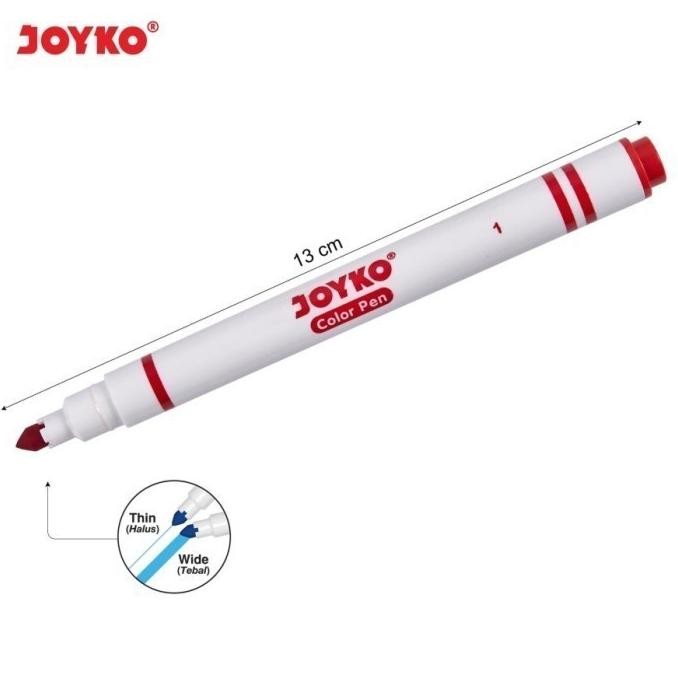 

Tersedia Color Pen Pulpen Pena Warna Joyko Clp-05 24 Warna Colors