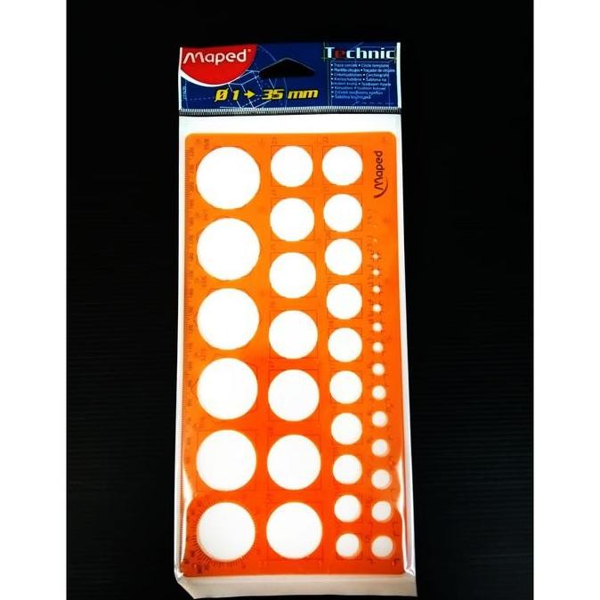 

siap kirim maped mal lingkaran penggaris teknik circle template mall sablon bulat