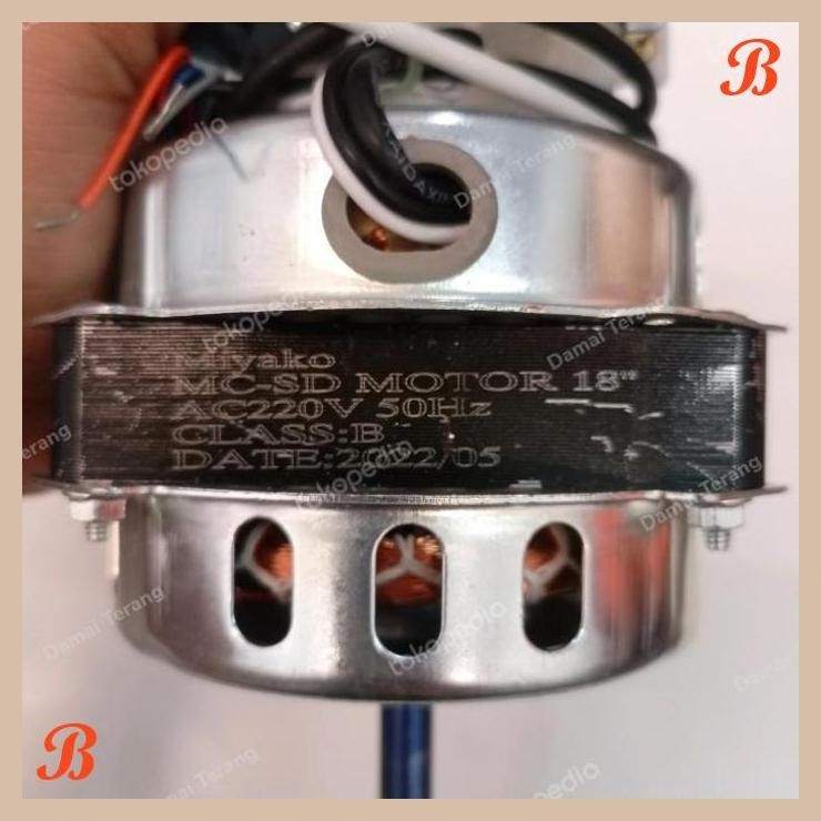 [DMT] DINAMO KIPAS ANGIN MIYAKO KDB 18 ORIGINAL MOTOR FAN