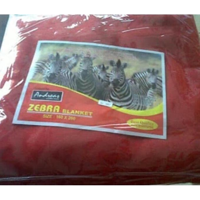 Selimut wol zebra 160x200