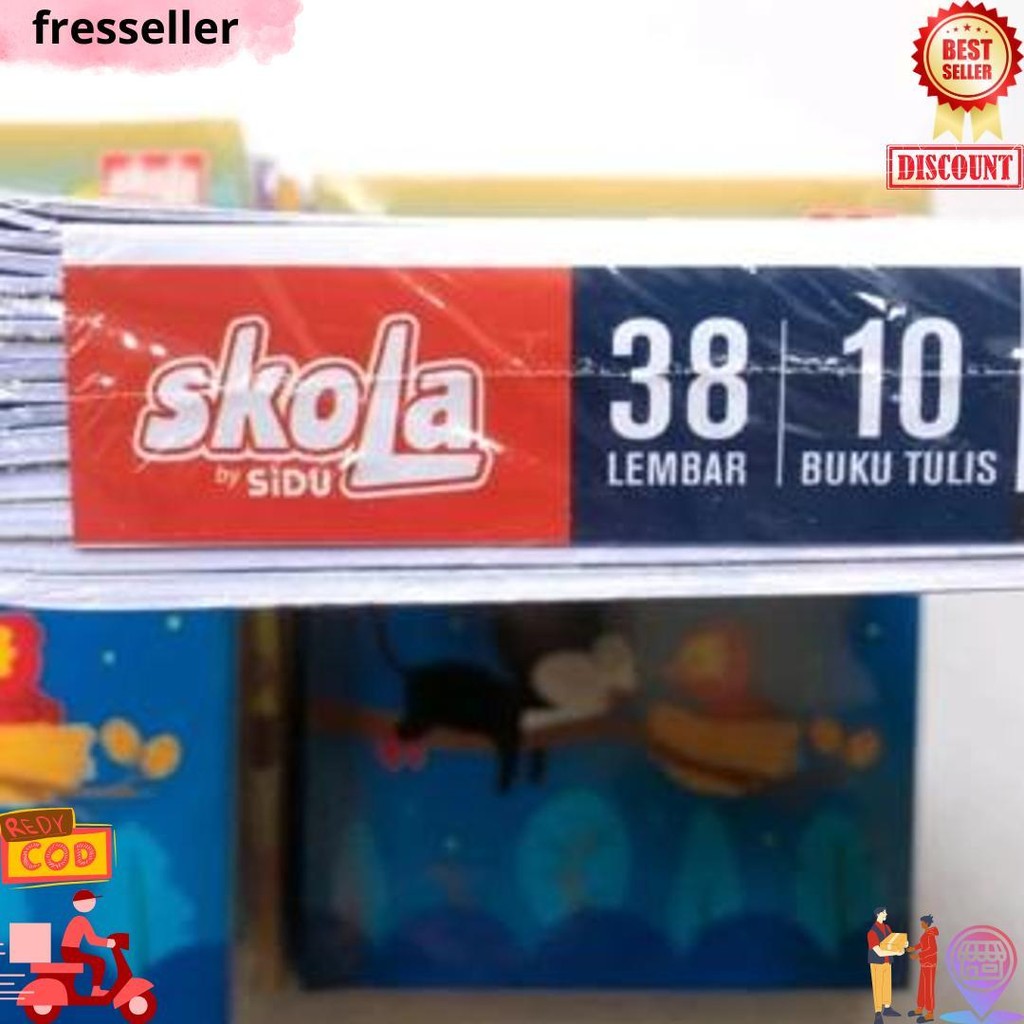 

Buku Tulis 38 Lembar Garis A5 Skola By Sidu Notebook Skola By Sinar Dunia Buku Tulis Anak Sekolah Pack [10Pcs] D Cod