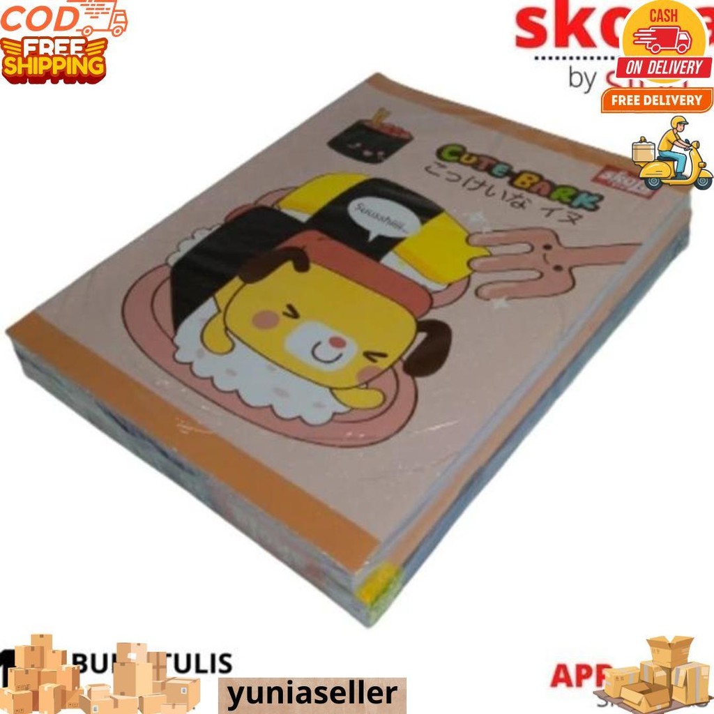 

Buku Tulis Skola By Sidu 38 Lbr, Per Pack Isi 10 D Gratis Ongkir