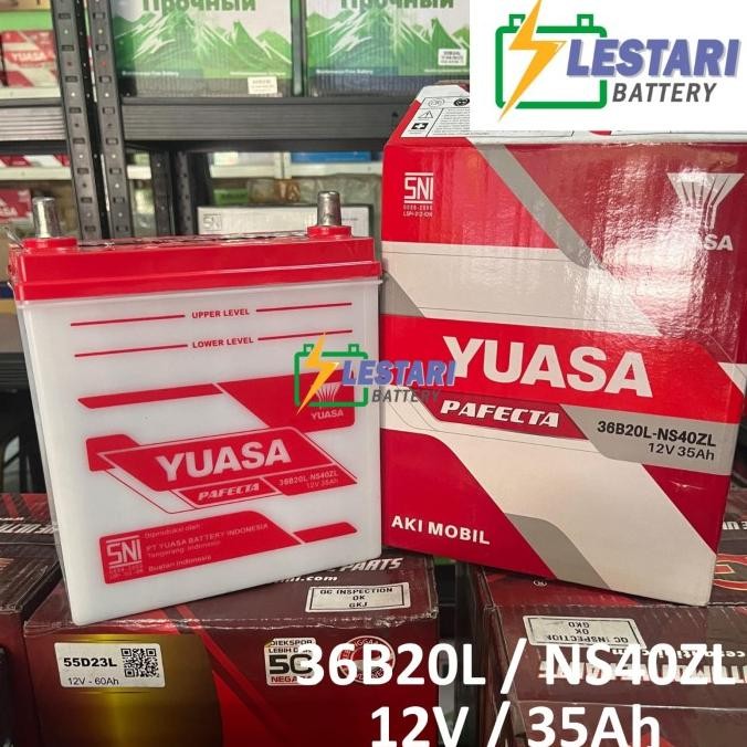 Ready Stock Aki Mobil Basah Yuasa 36B20L / Ns40Zl / Ns40 Zl / Ns 40Zl