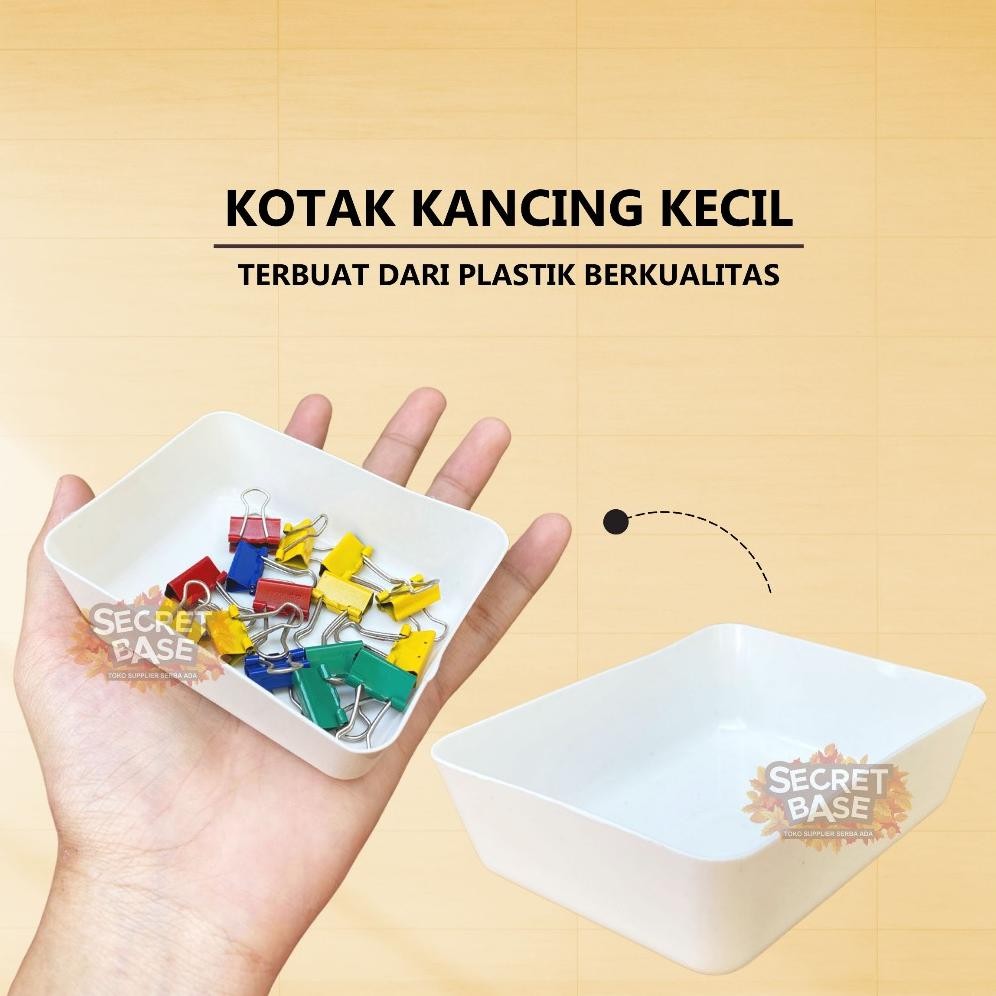 Kotak Kancing Kecil - Kotak Serbaguna / Tempat Pulpen / Kotak Obat Aksesoris Ready Stock
