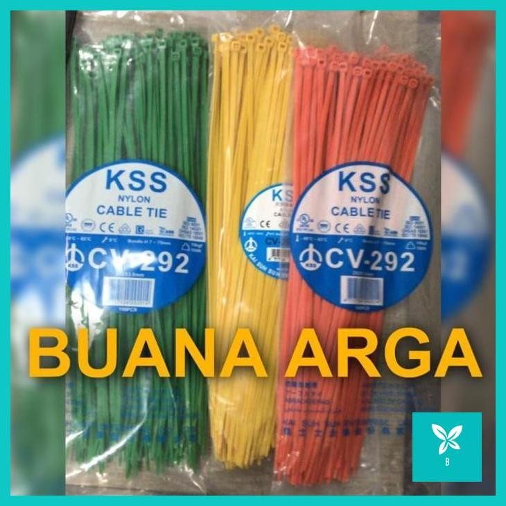 

KABEL TIES WARNA KSS CV 292 X 3.6MM NYLON CABLE TIE ORIGINAL 29CM