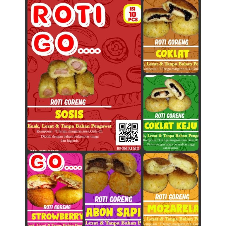 

Premium Roti Go - Roti Goreng Isi 10 ( Frozen ) Promo