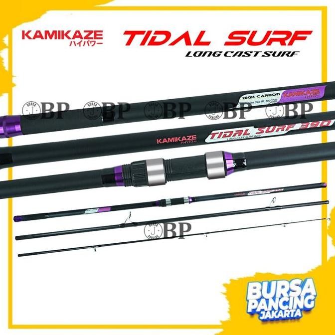 Kamikaze Joran Spinning Tidal Surf Hi-Carbon Blank Material Joran Pancing Sambung 3 360Cm - 450Cm Un
