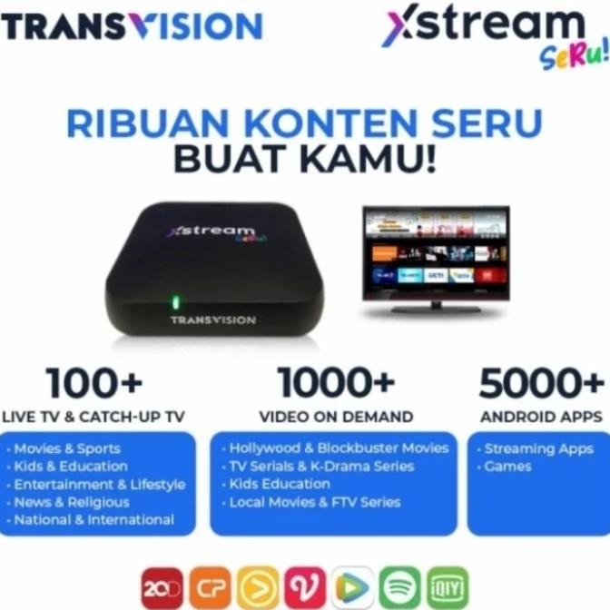 Xstream Seru #Android Tv Box #Transvision Xstream Seru #Stb Android