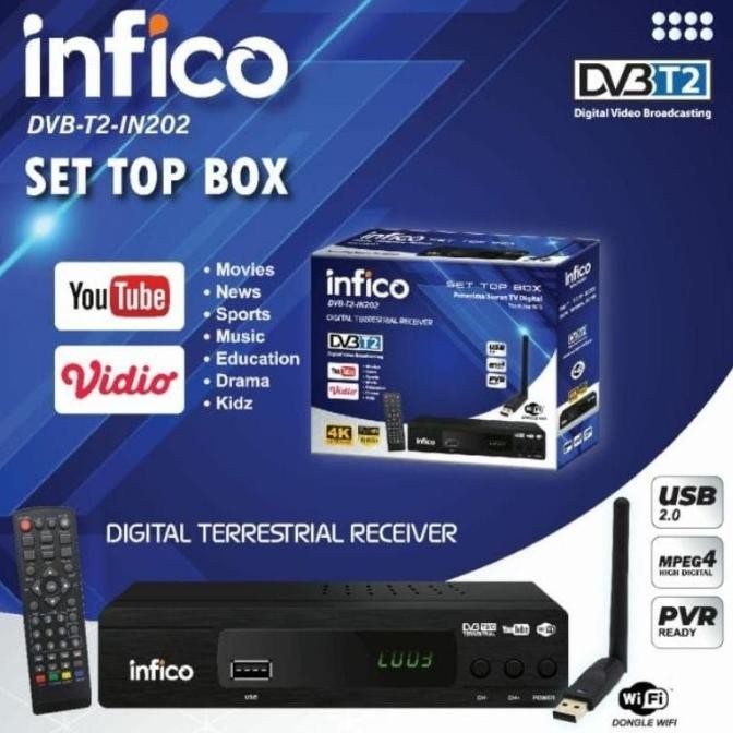 New Set Top Box Setbox Stb Tv Digital Tanpa Antena Wifi Full Hd