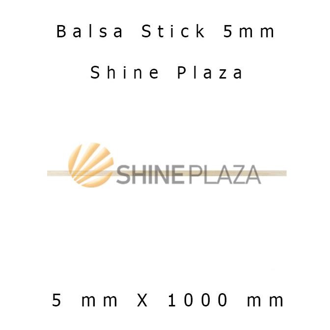 Murah Kayu Balsa Stik 5mm - Balsa Stick 5 mm - Bahan Maket Khusus Gosend Non COD