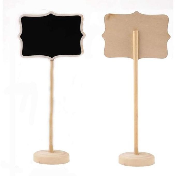 

10Pcs Mini Chalkboard Mini Papan Tulis Mini Papan Kapur Menu Cafe Papan Tulis Kapur Kecil New Stok