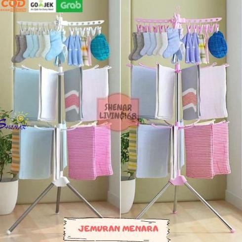 JEMURAN MENARA / GANTUNGAN BAJU / JEMURAN LIPAT / JEMURAN PUTAR / JEMURAN LIPAT / JEMURAN BAYI / JEM
