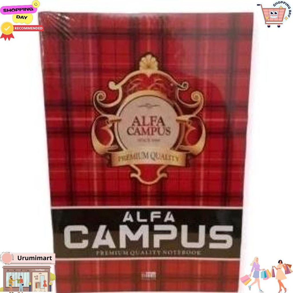 

(Pak) Alfa Buku Tulis Campus 50 Lembar Isi 10 Pcs Ukuran Boxy D Cod
