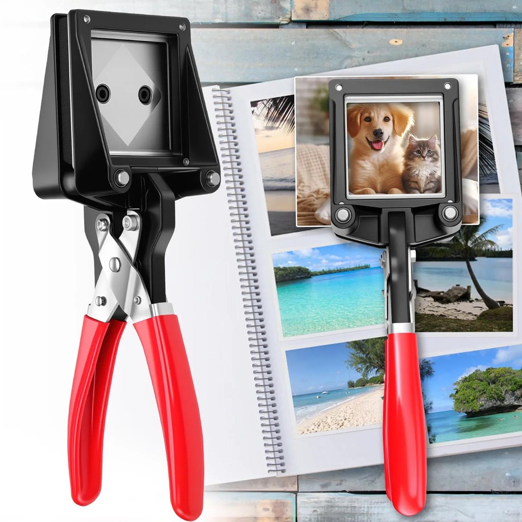 

Hand Held Metal Photo Id Die Cutter Office Punch Picture Cutter Versatile Passport Id License Photo Rectangle Cutting Tools