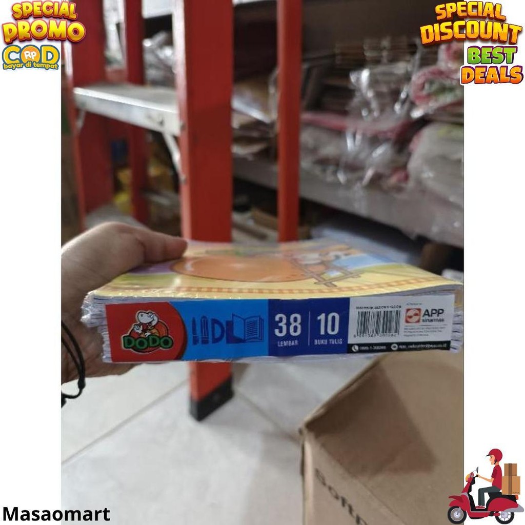 

Buku Tulis Dodo 38 1Pak(10Buku) D Promo 4.4