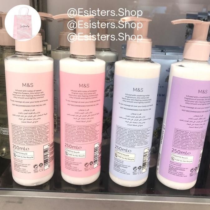 M&S Mark Marks & And Spencer China Blue Rose Hand & Body Lotion