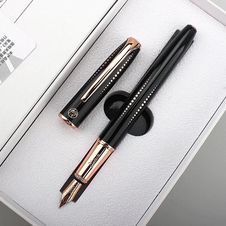 

Picasso(Pimio) 916 Luxury Rose Gold Fountain Pen Metal Ink Pen School Business Office Supplies Writing Gift Pen
