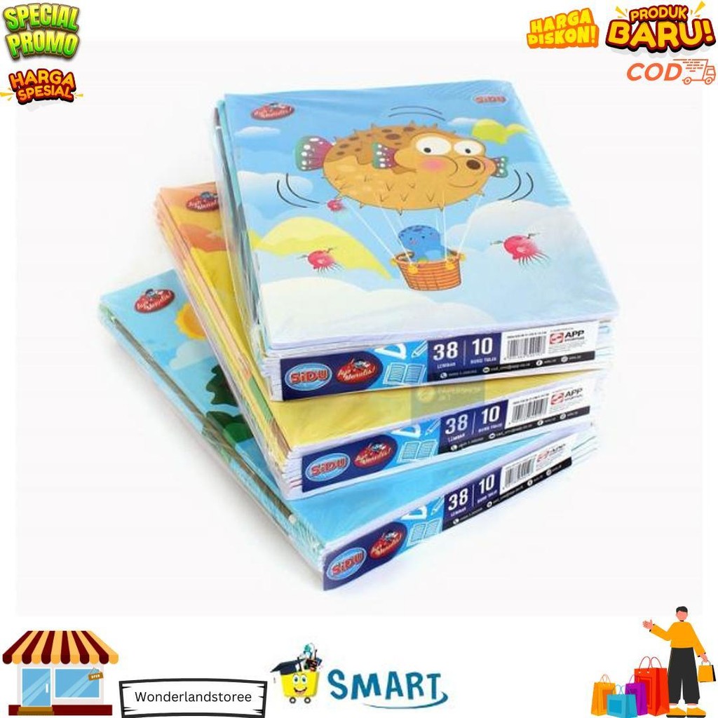 

Sidu Buku Tulis 38 Isi 10Pc / Buku Tulis Sidu Isi 38 Lembar 1 Pak Isi 10 Buku D Promo 4.4