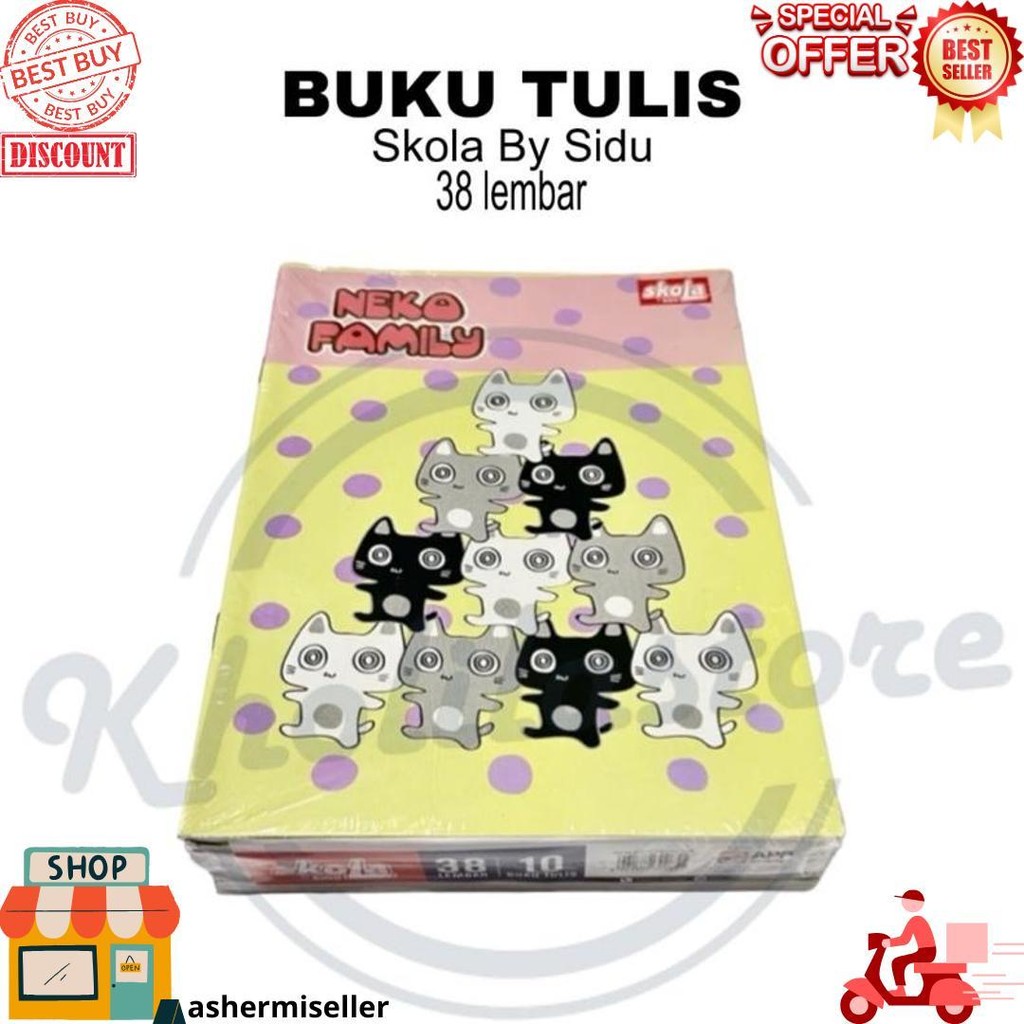 

Buku Tulis Skola By Sidu 38 Lembar Isi 10 Pcs D Promo Puncak