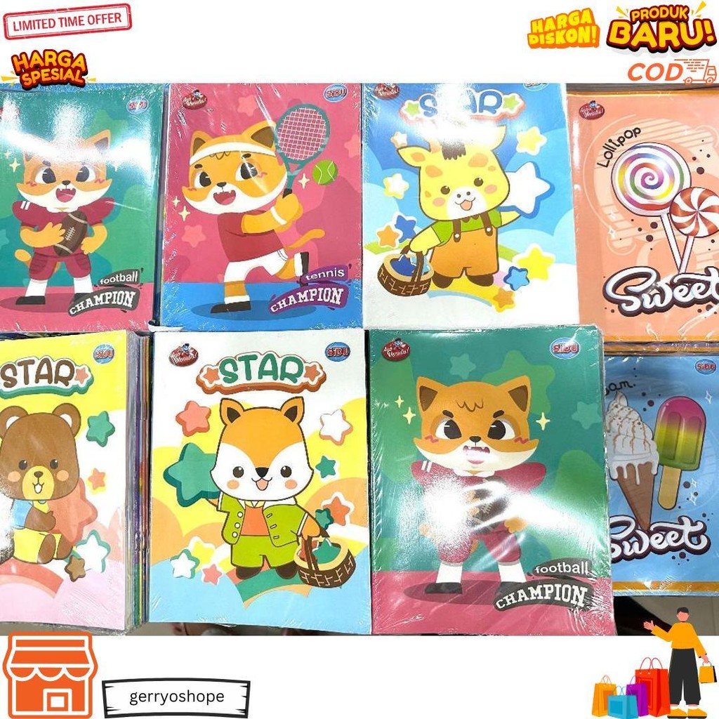 

(Pak) Buku Tulis Sidu Isi 32 Lembar D Promo Puncak